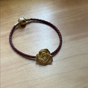 Pandora Gold Rose Charm